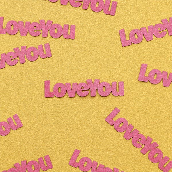 Love You Personalised Confetti