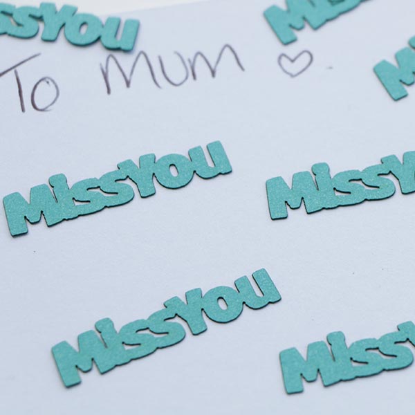 Miss You Personalised Confetti